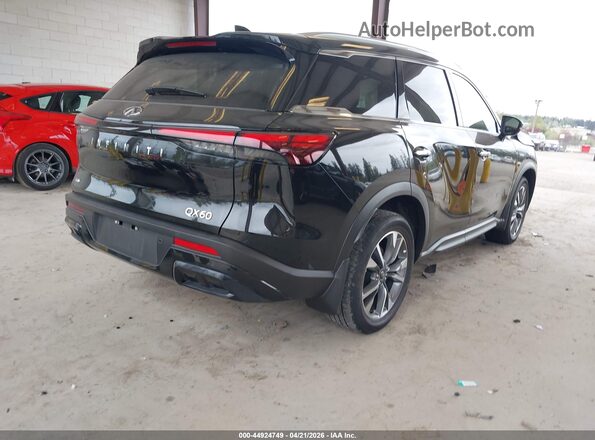 5N1AL1FSXSC347746 2025 INFINITI QX60 Black Задня права чверть