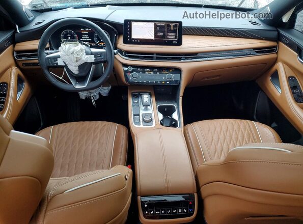 5N1AL1HU6TC331737 2026 INFINITI QX60 Beige Dashboard view