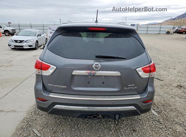 5N1AR2MM2GC619450 2016 NISSAN PATHFINDER Gray Rear view
