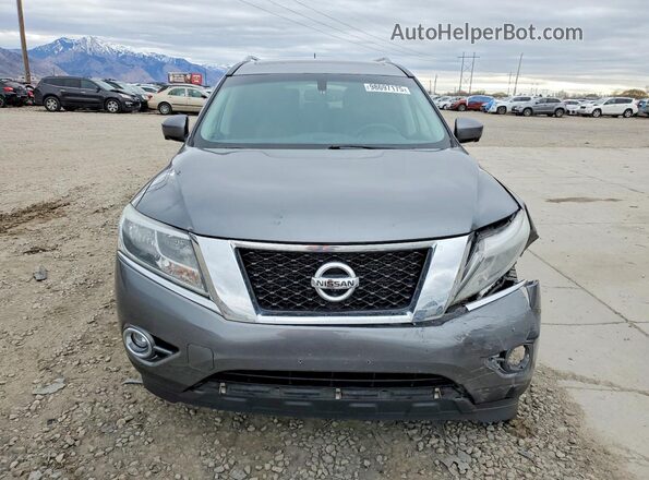 5N1AR2MM2GC619450 2016 NISSAN PATHFINDER Gray Front view