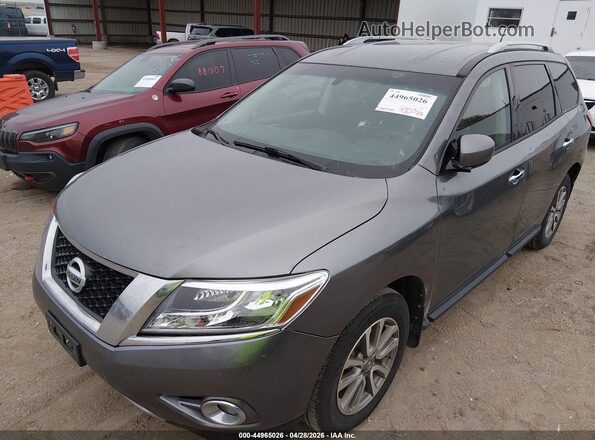 5N1AR2MM4GC617814 2016 NISSAN PATHFINDER Gray Vista frontal