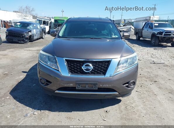 5N1AR2MM4GC624455 2016 NISSAN PATHFINDER Gray Front view