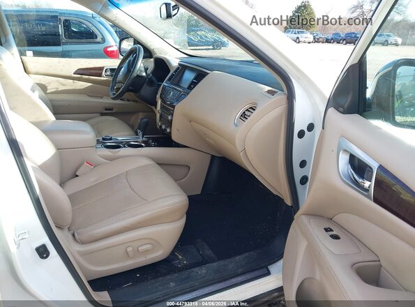 5N1AR2MM4GC659383 2016 NISSAN PATHFINDER White წინა სალონის ხედი