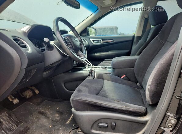 5N1AR2MM4GC662235 2016 NISSAN PATHFINDER Black Front interior view