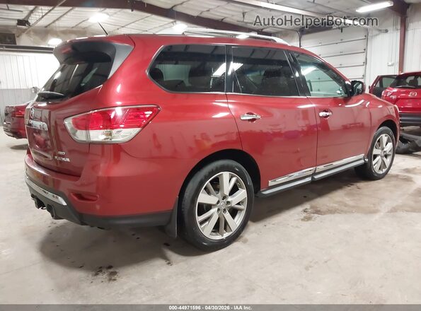 5N1AR2MM5GC653804 2016 NISSAN PATHFINDER Red Trasero derecho
