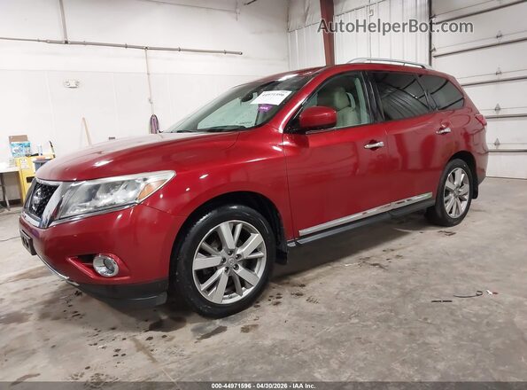 5N1AR2MM5GC653804 2016 NISSAN PATHFINDER Red Vista tres cuartos delantera izquierda