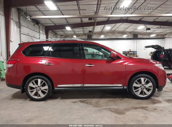 5N1AR2MM5GC653804 2016 NISSAN PATHFINDER Red Vista interior trasera