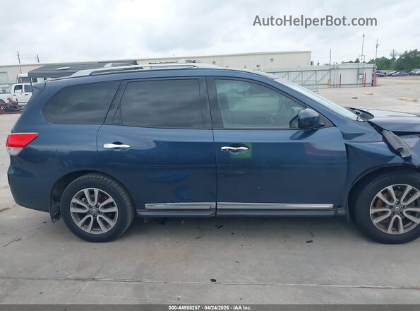 5N1AR2MN9GC670386 2016 NISSAN PATHFINDER Синий Вид задней части салона
