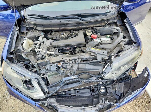 5N1AT2MN1HC759601 2017 NISSAN ROGUE Blue Engine compartment view