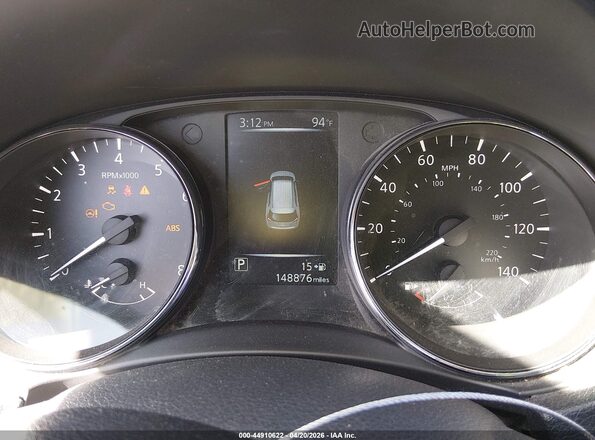 5N1AT2MT2HC778186 2017 NISSAN ROGUE Black Widok tylnych siedzeń