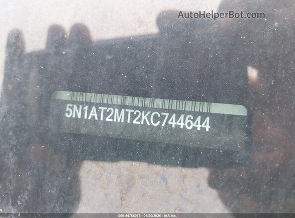 5N1AT2MT2KC744644 2019 NISSAN ROGUE Black Engine compartment view