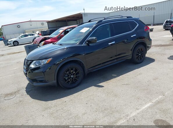 5N1AT2MT5JC757340 2018 NISSAN ROGUE Black წინა მარცხენა ხედი სამი მეოთხედიდან