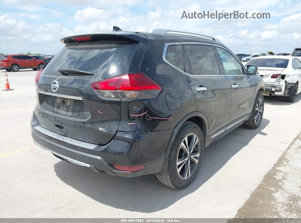 5N1AT2MT6HC871048 2017 NISSAN ROGUE Черный Задняя правая четверть