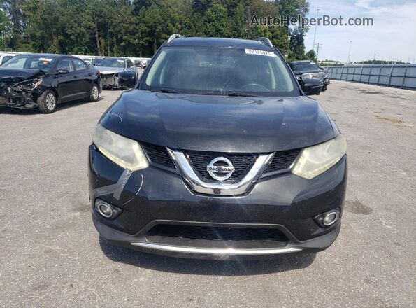5N1AT2MT7GC757042 2016 NISSAN ROGUE Black Front view
