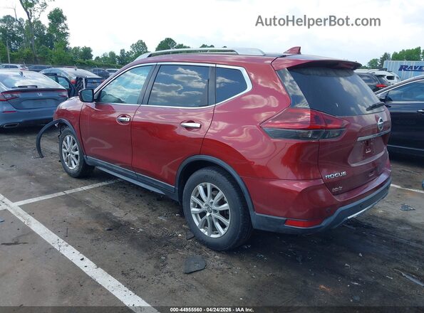 5N1AT2MT7JC841272 2018 NISSAN ROGUE Red Trasero izquierdo