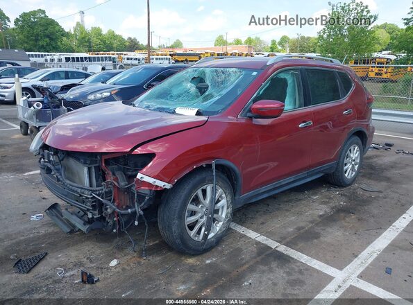 5N1AT2MT7JC841272 2018 NISSAN ROGUE Red Vista tres cuartos delantera izquierda