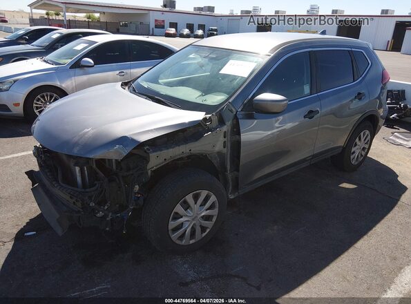 5N1AT2MT8JC769210 2018 NISSAN ROGUE Gray Vista tres cuartos delantera izquierda