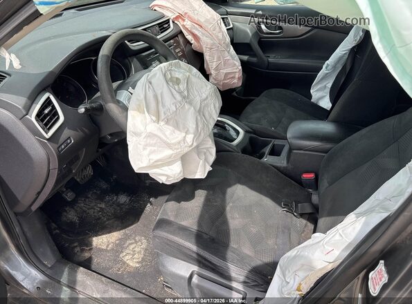 5N1AT2MT9GC739867 2016 NISSAN ROGUE Серый Вид салона спереди