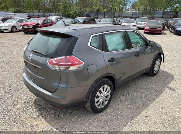 5N1AT2MT9GC739867 2016 NISSAN ROGUE Серый Задняя правая четверть
