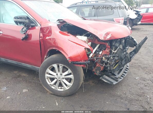 5N1AT2MV2GC811333 2016 NISSAN ROGUE Red 