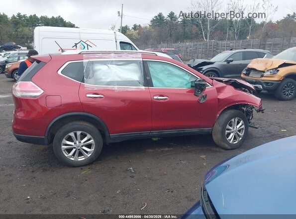 5N1AT2MV2GC811333 2016 NISSAN ROGUE Red Սալոնի 360 աստիճան տեսք