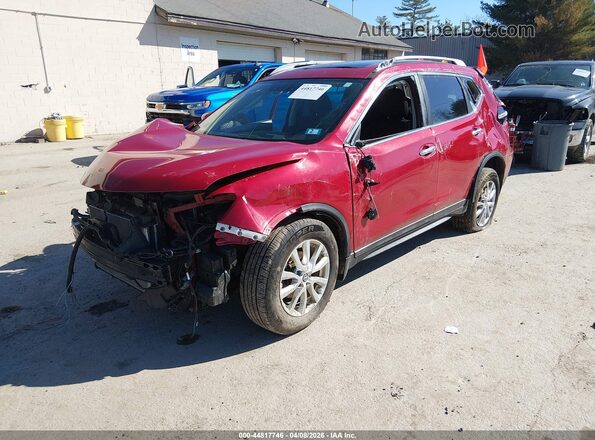 5N1AT2MV2HC768128 2017 NISSAN ROGUE Red 
