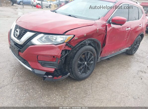 5N1AT2MV2HC794826 2017 NISSAN ROGUE Red Front view