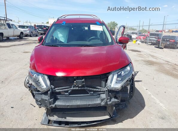 5N1AT2MV3KC801791 2019 NISSAN ROGUE Red Vista interior trasera