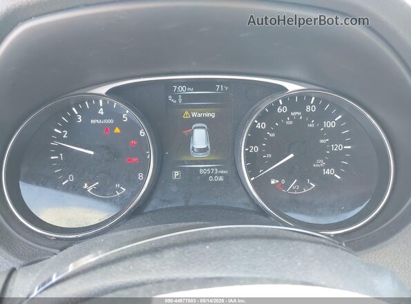 5N1AT2MV5GC737700 2016 NISSAN ROGUE Gray Հետևի նստատեղերի տեսք