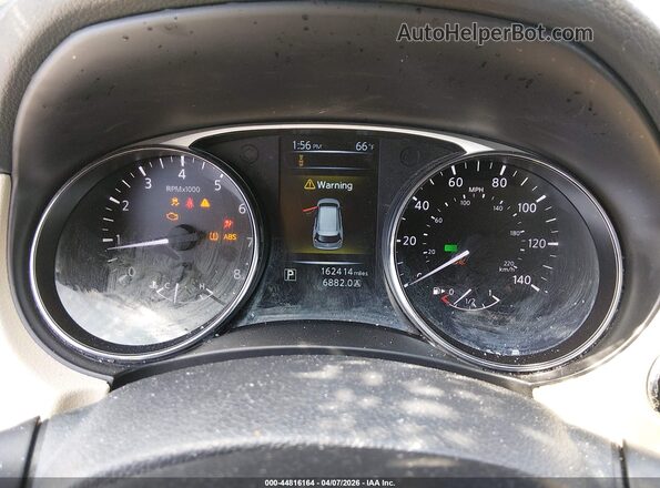 5N1AT2MV5GC775217 2016 NISSAN ROGUE Черный Вид задних сидений
