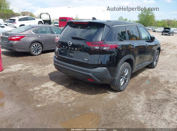 5N1AT3AB7MC757121 2021 NISSAN ROGUE Black Rear right