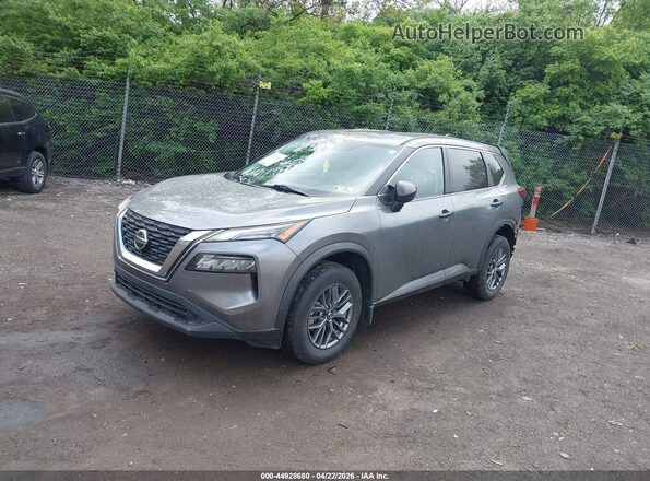 5N1AT3AB7MC841472 2021 NISSAN ROGUE Gray Front left
