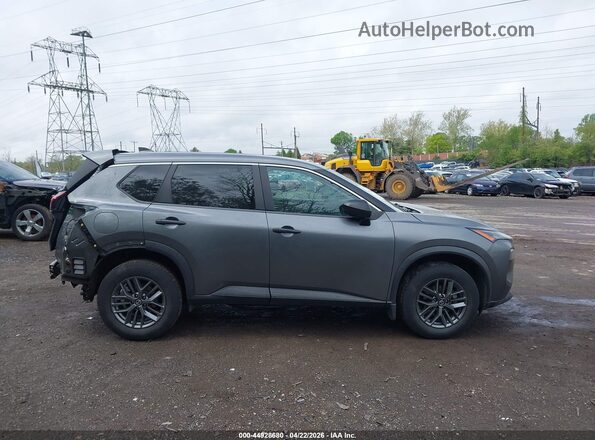 5N1AT3AB7MC841472 2021 NISSAN ROGUE Gray Rear interior view