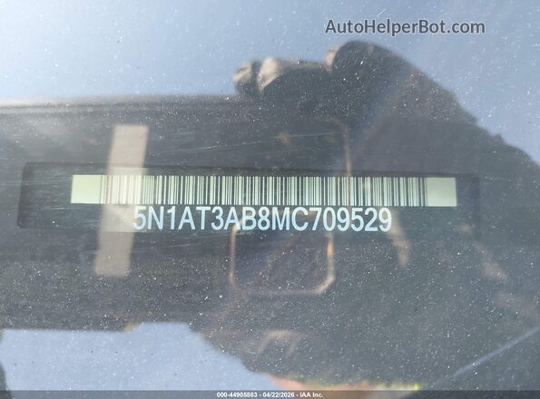 5N1AT3AB8MC709529 2021 NISSAN ROGUE Blue Շարժիչի բաժամունքի տեսք