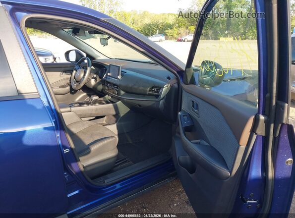 5N1AT3AB8MC709529 2021 NISSAN ROGUE Blue Սալոնի դիմացի տեսք