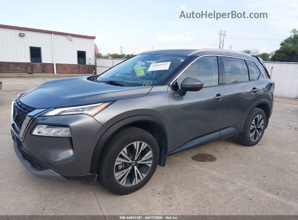 5N1AT3BA0MC772484 2021 NISSAN ROGUE Gray Front left