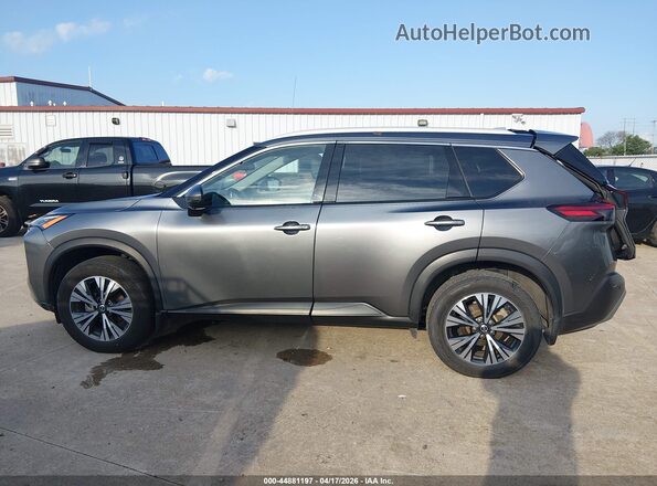 5N1AT3BA0MC772484 2021 NISSAN ROGUE Gray 360 interior view