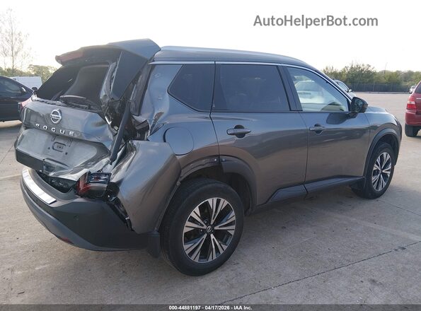 5N1AT3BA0MC772484 2021 NISSAN ROGUE Gray Rear right