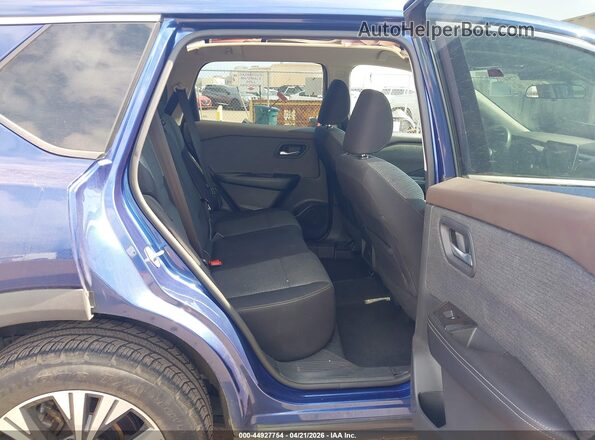 5N1AT3BA8MC822189 2021 NISSAN ROGUE Синий Вид наклейки с VIN-кодом
