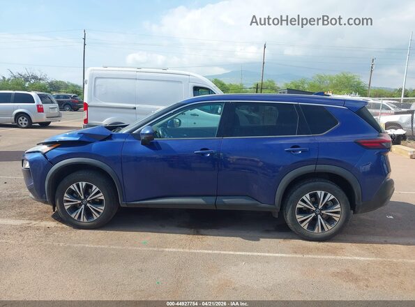 5N1AT3BA8MC822189 2021 NISSAN ROGUE Синий 