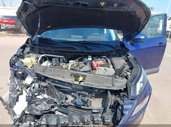 5N1AT3BA8MC822189 2021 NISSAN ROGUE Синий Вид сзади