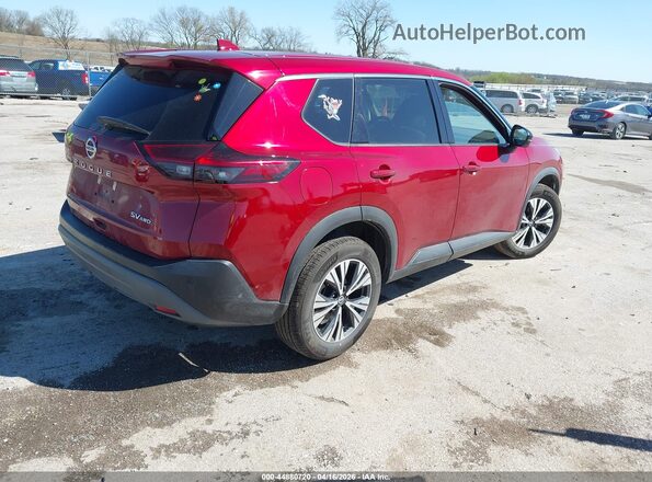 5N1AT3BB7MC721475 2021 NISSAN ROGUE Brown Հետևի աջ