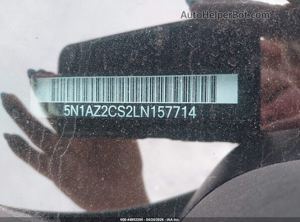 5N1AZ2CS2LN157714 2020 NISSAN MURANO White Вид підкапотного простору