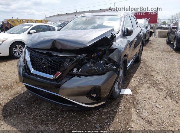 5N1AZ2MS1KN126418 2019 NISSAN MURANO Gray Առջևի ձախ երեք քառորդ տեսարան