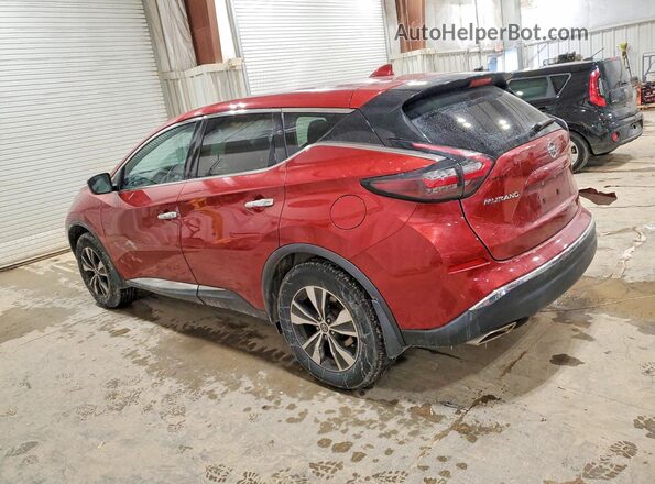 5N1AZ2MS8KN150554 2019 NISSAN MURANO Maroon Rear left