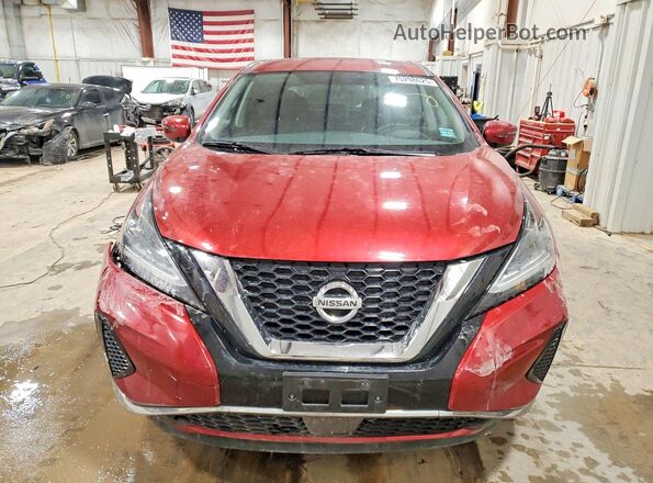 5N1AZ2MS8KN150554 2019 NISSAN MURANO Maroon Front view
