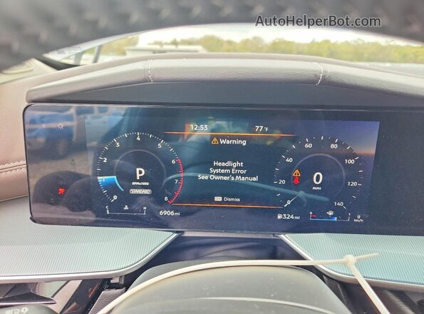 5N1AZ3DT5SC127159 2025 NISSAN MURANO Gray Вид щитка приладів