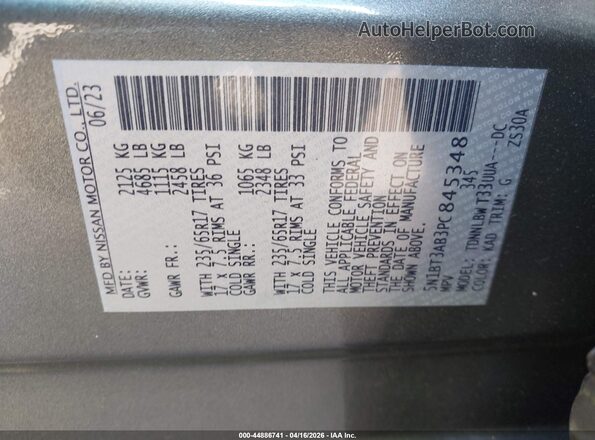 5N1BT3AB3PC845348 2023 NISSAN ROGUE Black Вид підкапотного простору