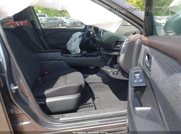 5N1BT3AB3PC845348 2023 NISSAN ROGUE Black Вид салону спереду