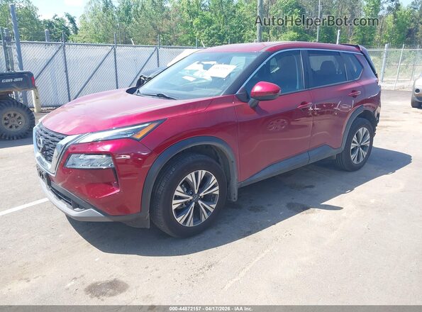 5N1BT3BA2NC726774 2022 NISSAN ROGUE Burgundy 